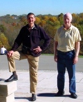 Rob op bezoek bij Clair Davies, auteur van het Hanboek Triggerpoint-therapie